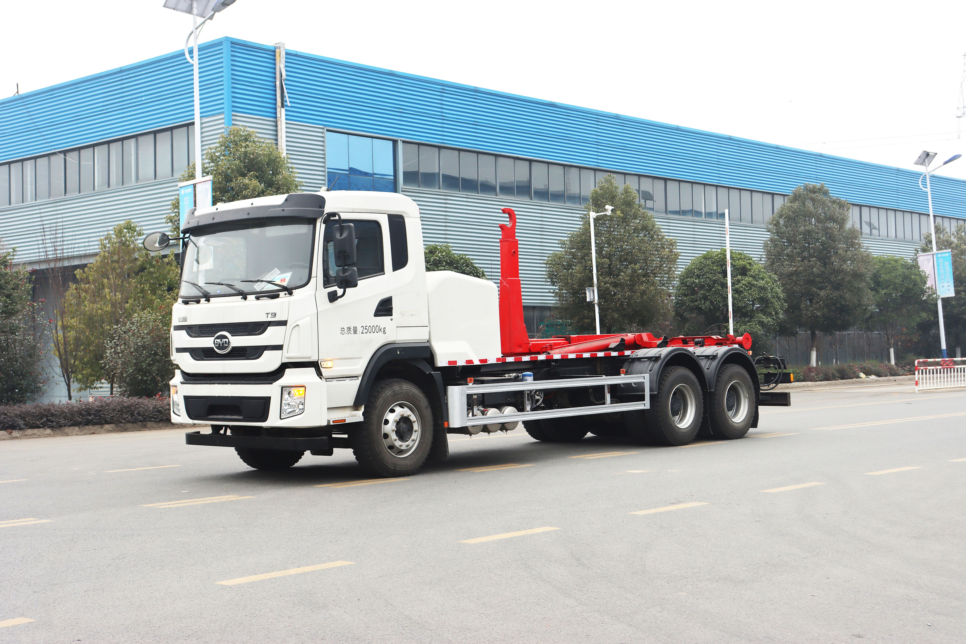 比亞迪T9純電動(dòng)車(chē)廂可卸式垃圾車(chē)圖片3